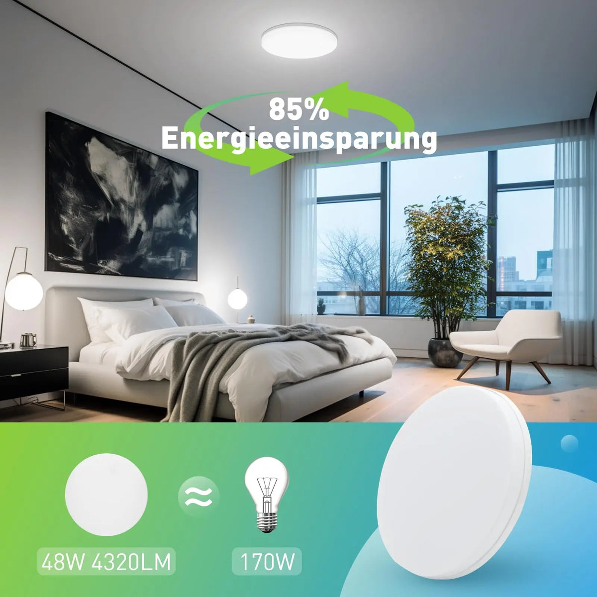 Lampe plafond salon