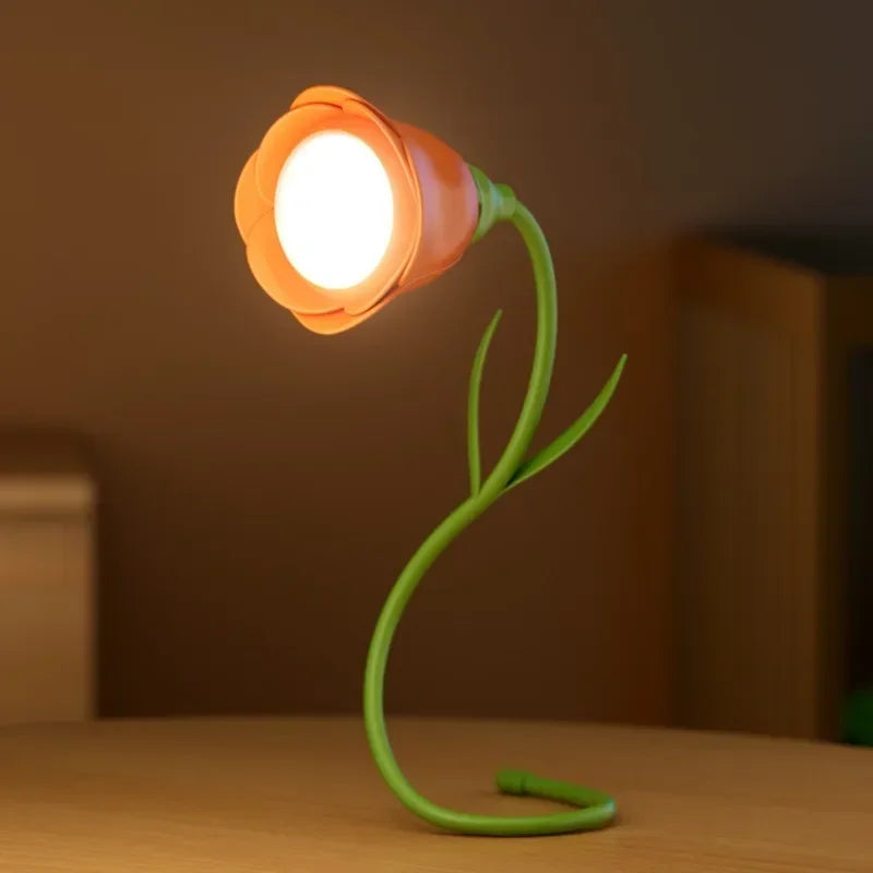 Lampe de chevet fleur