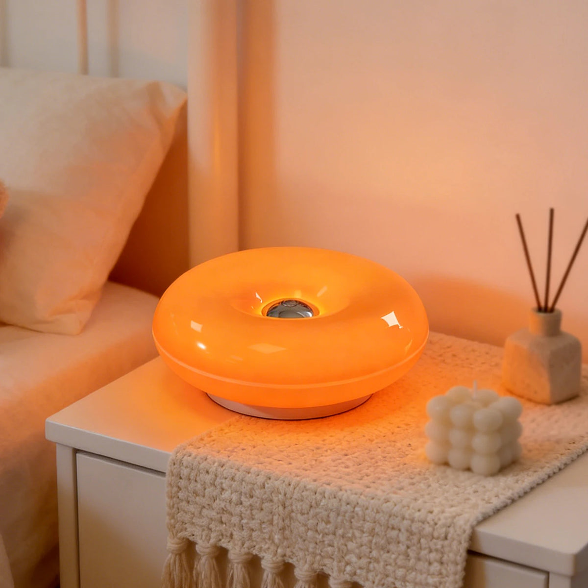 lampe orange année 70