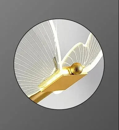 Lampe de chevet suspendu