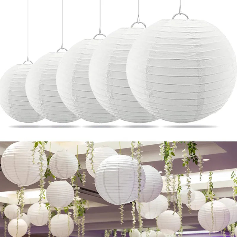 Lampe boule en papier