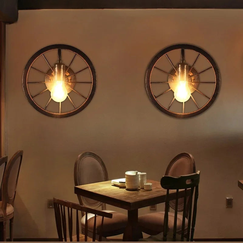 lampe murale industrielle