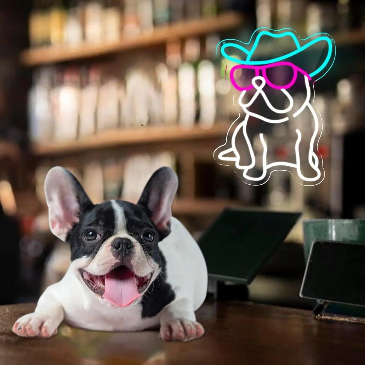 Lampe bouledogue