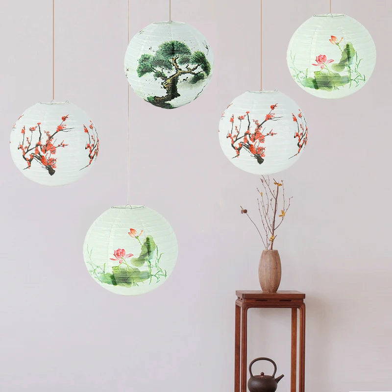 Lampe japonaise papier