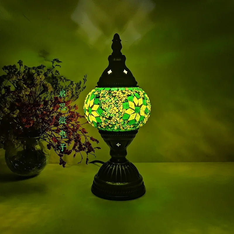 Lampe en mosaique