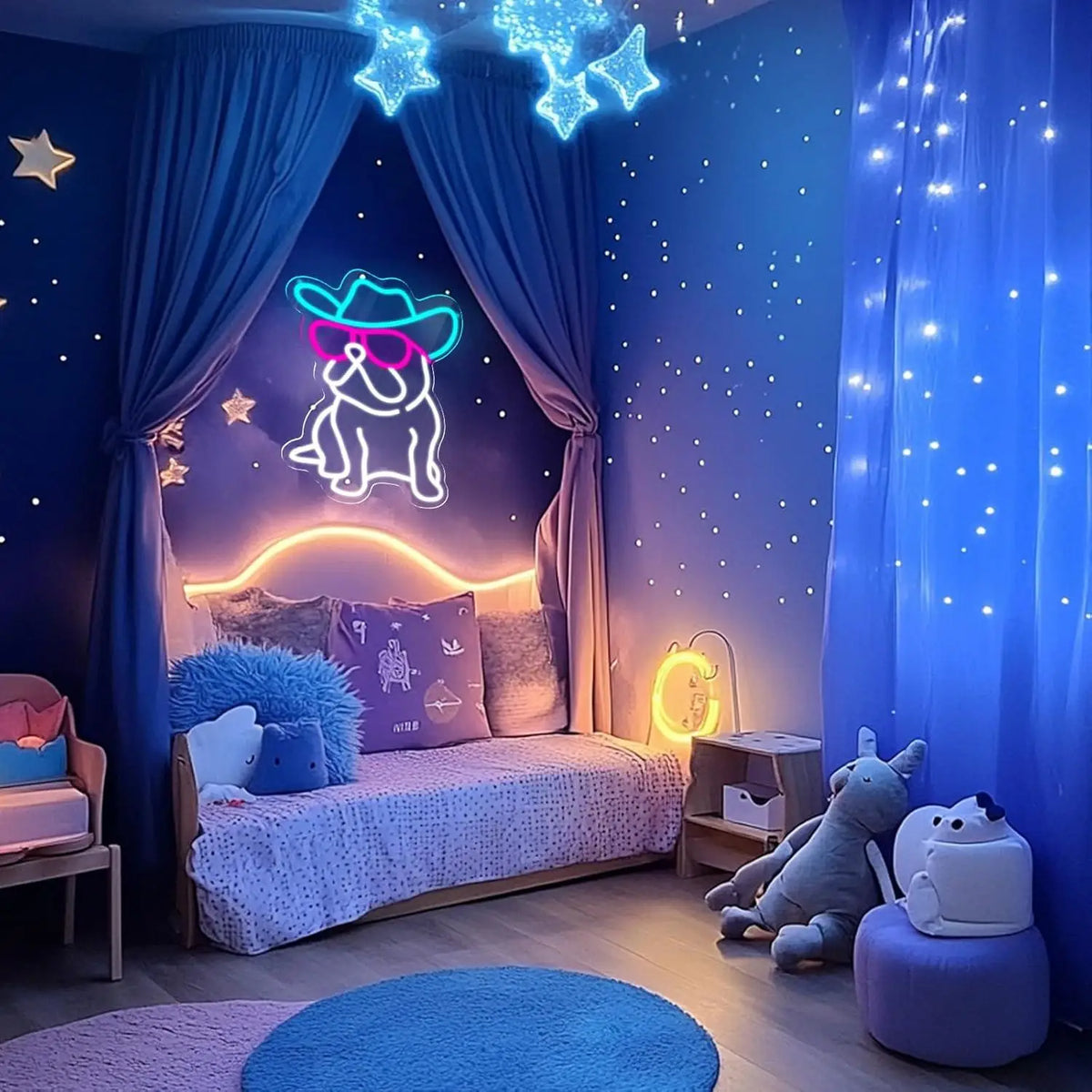 Lampe bouledogue