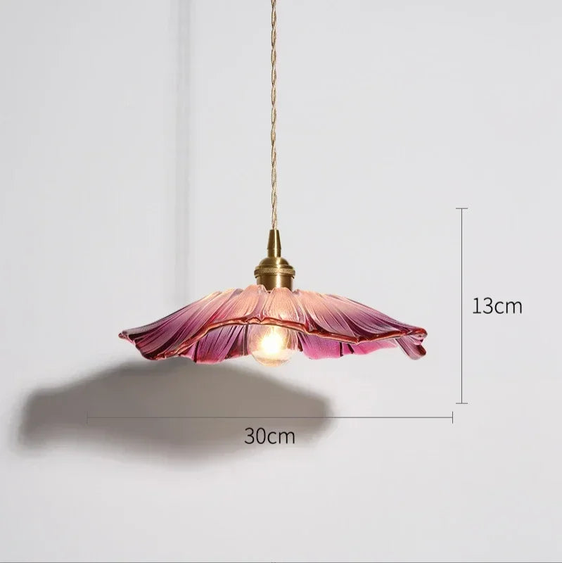 lampe fleur vintage