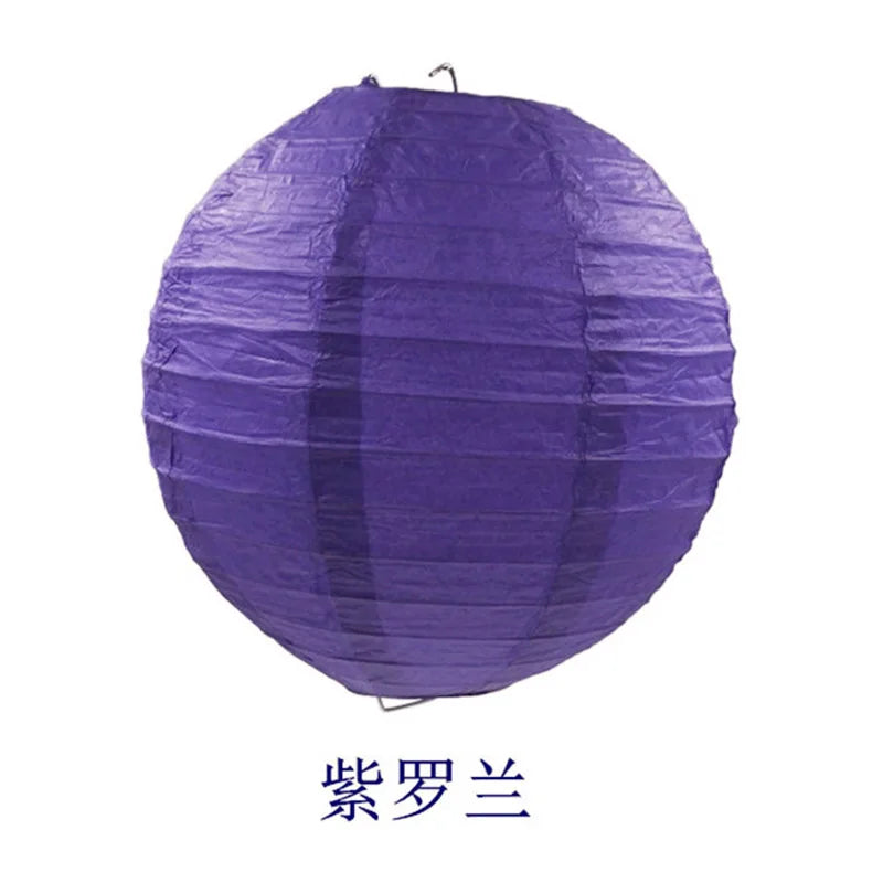 Lampe boule en papier