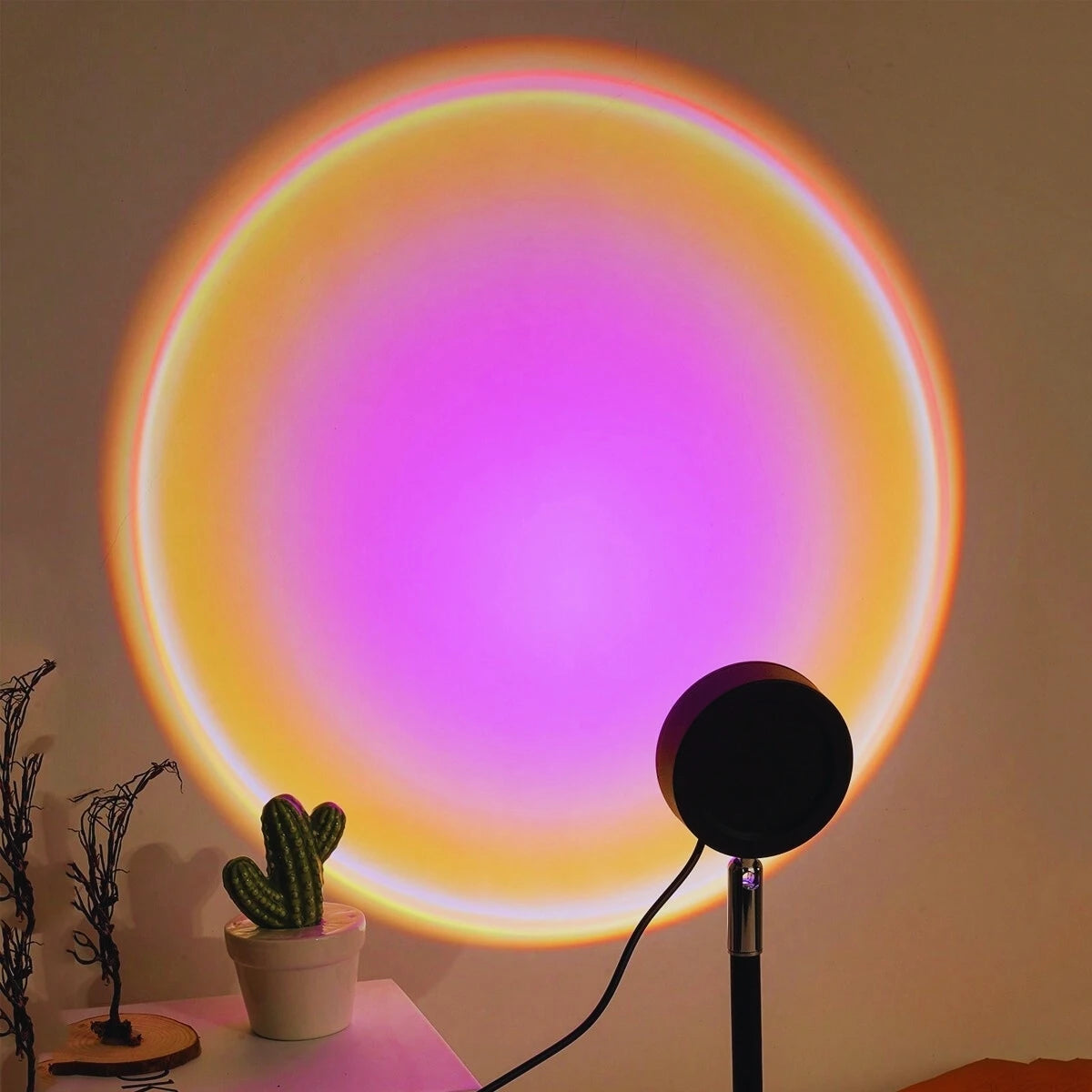 lampe effet coucher de soleil