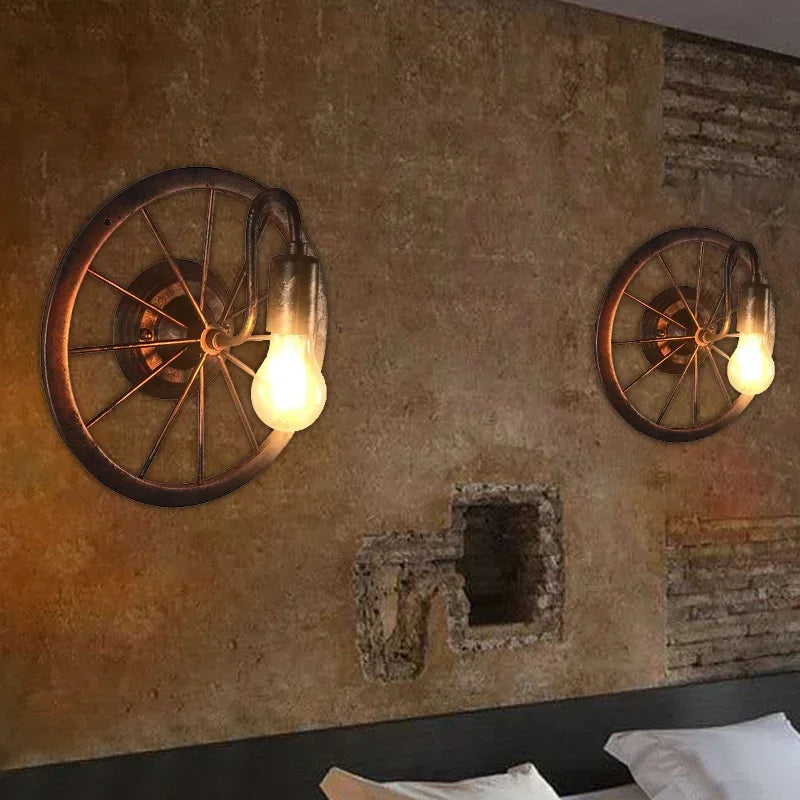 lampe murale industrielle