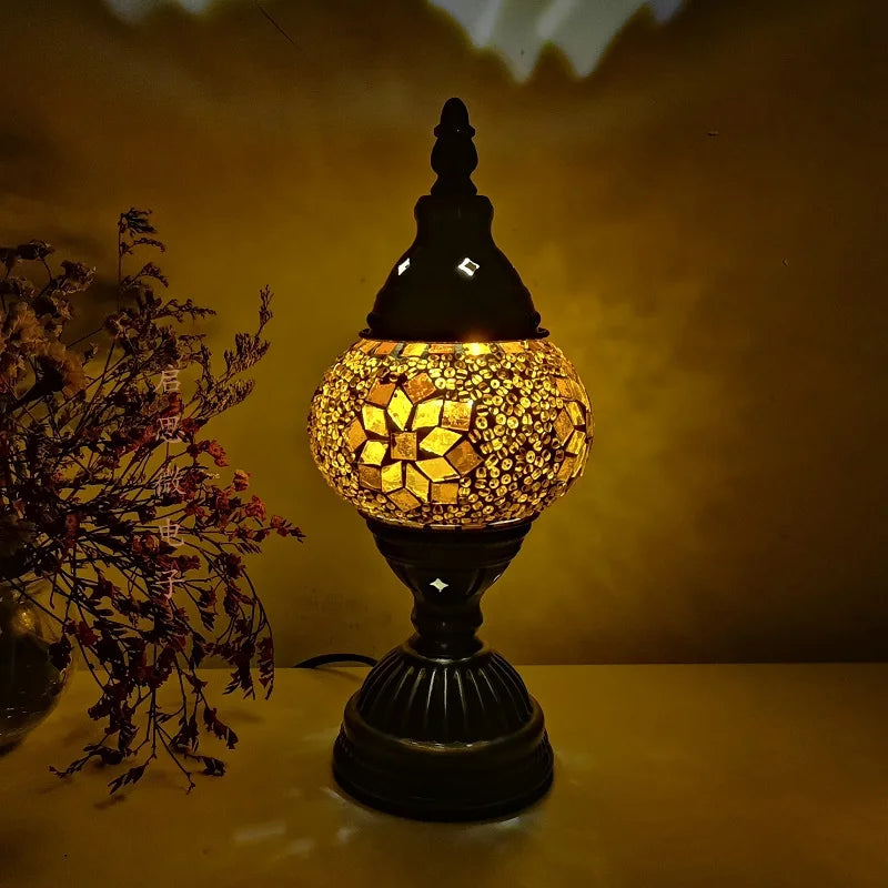 Lampe en mosaique