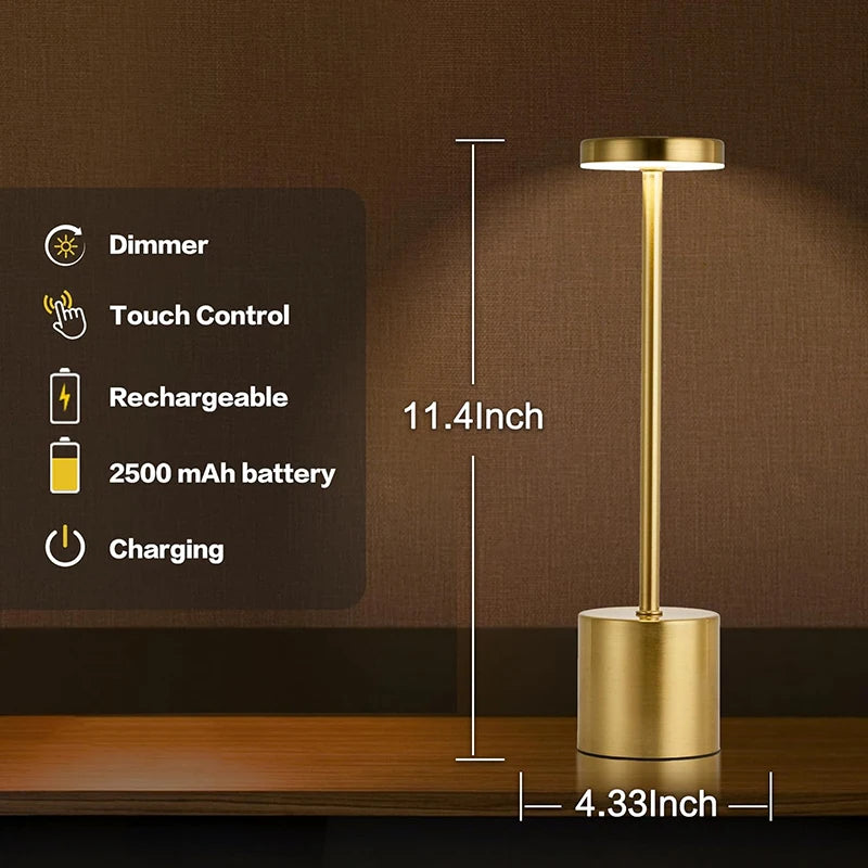 Lampe de table led sans fil