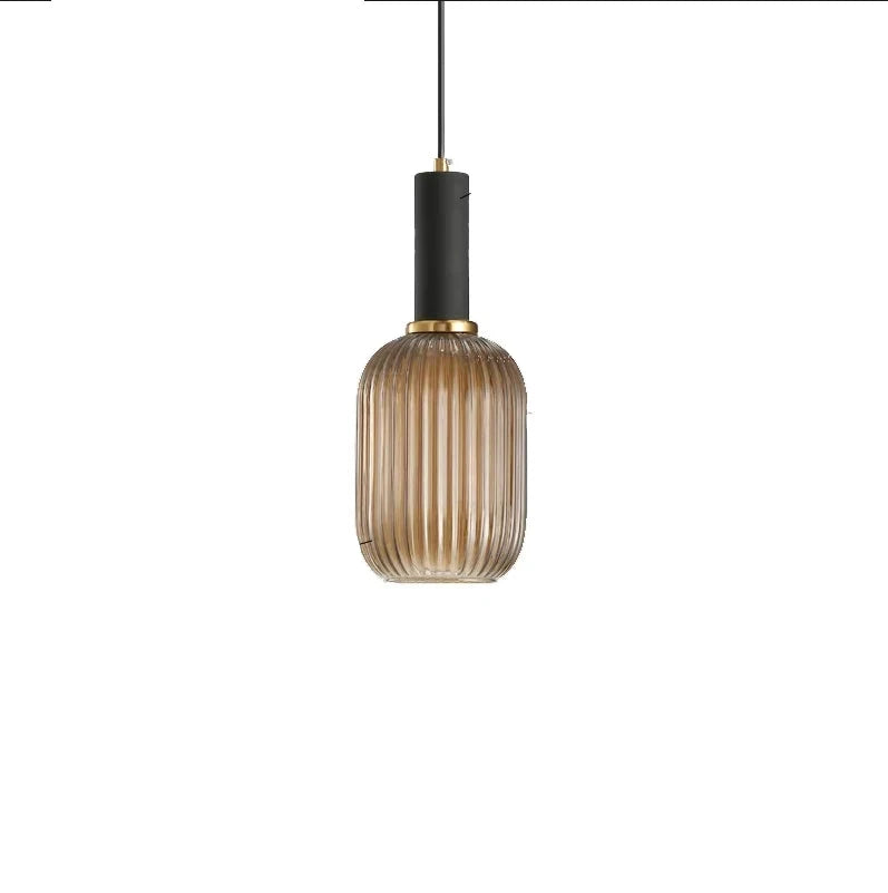 Lampe en verre soufflé