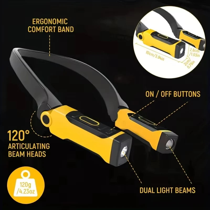 Lampe de cou pour tricoter