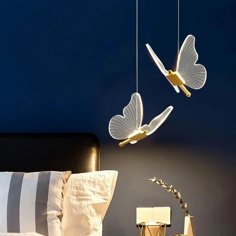 Lampe de chevet suspendu
