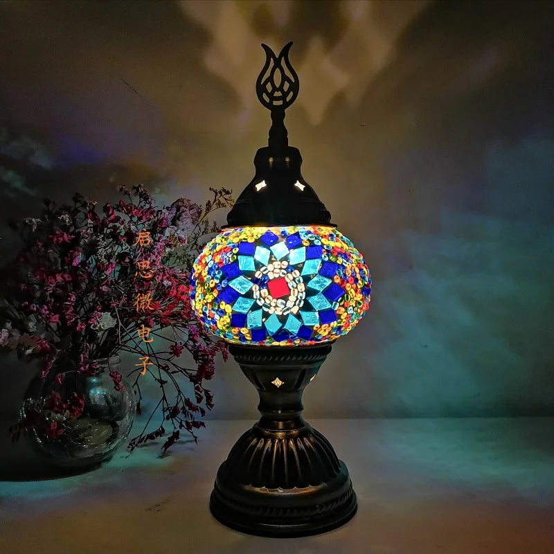 Lampe en mosaique