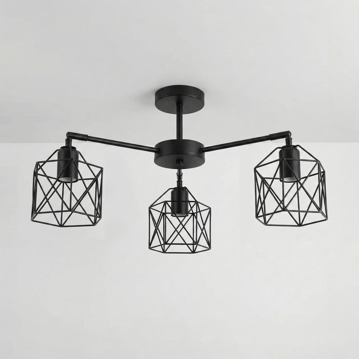 lampe salon industriel