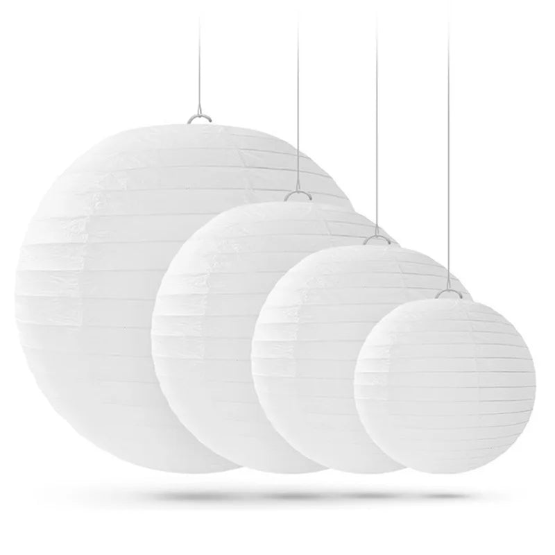 Lampe boule en papier