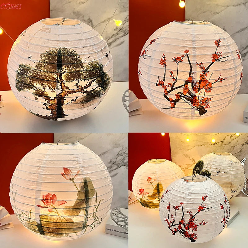 Lampe japonaise papier