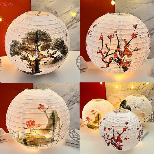Lampe japonaise papier