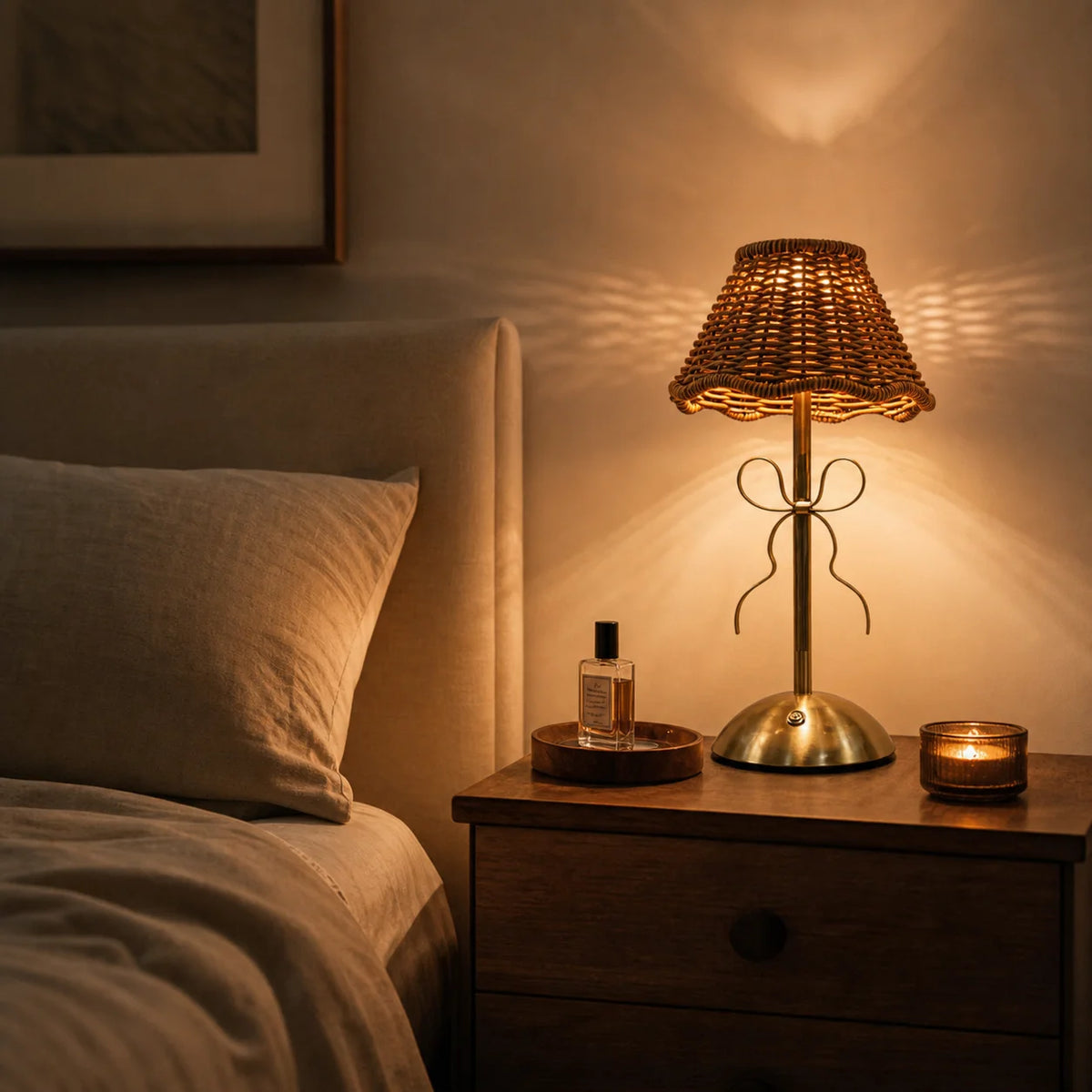 Lampe de chevet boheme