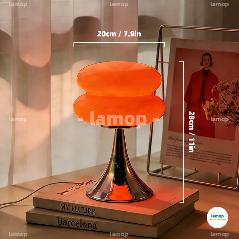 Lampe pate de verre