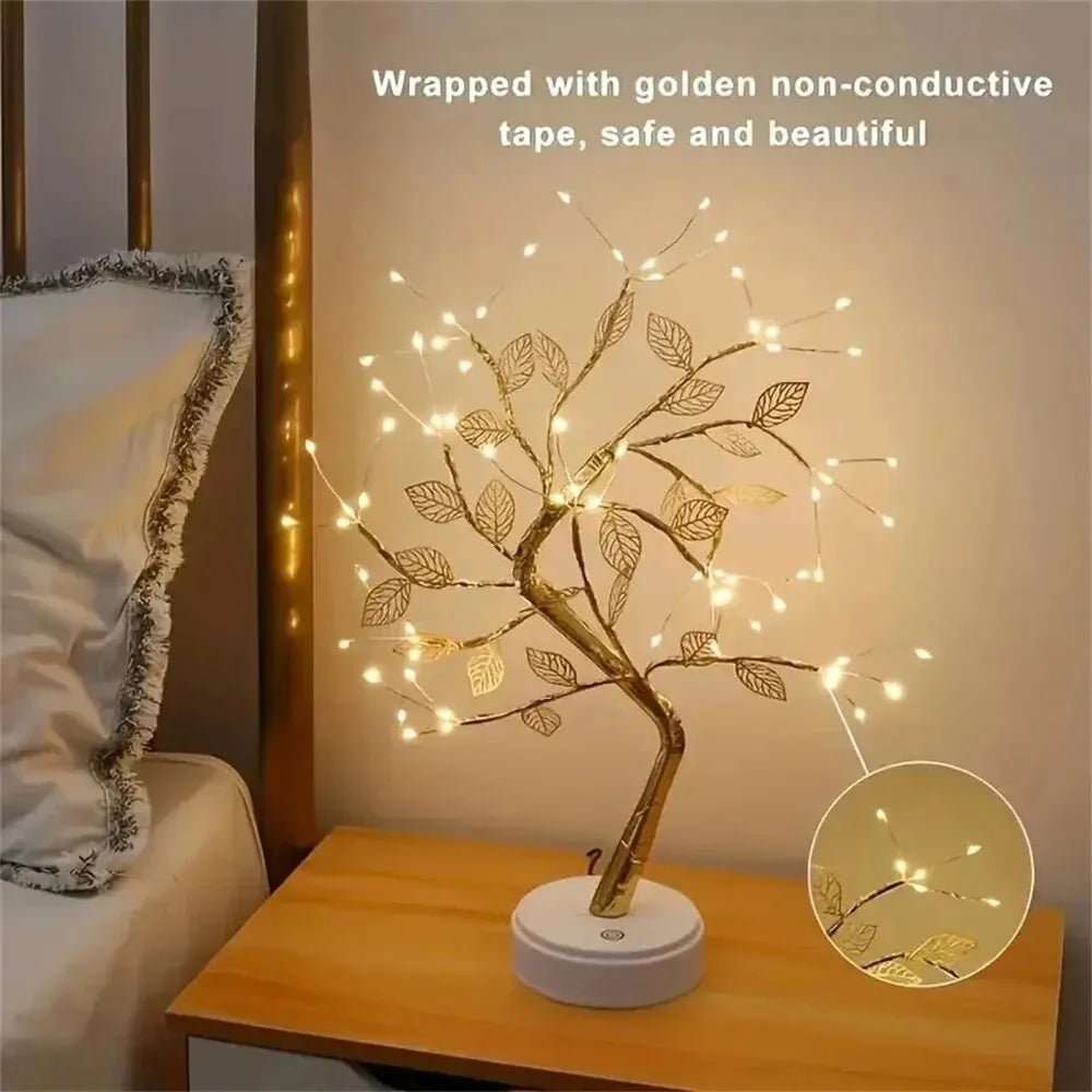 Lampe de chevet or