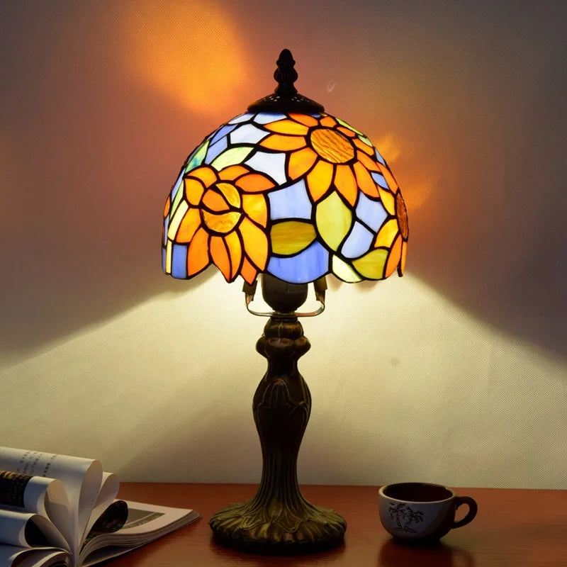 Lampe en verre