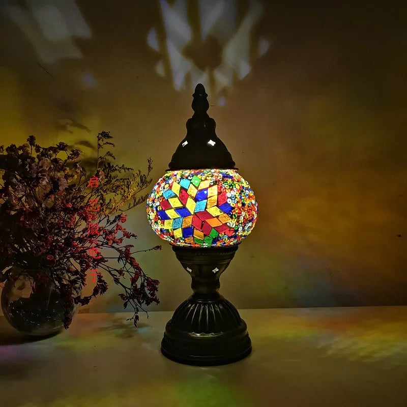 Lampe en mosaique