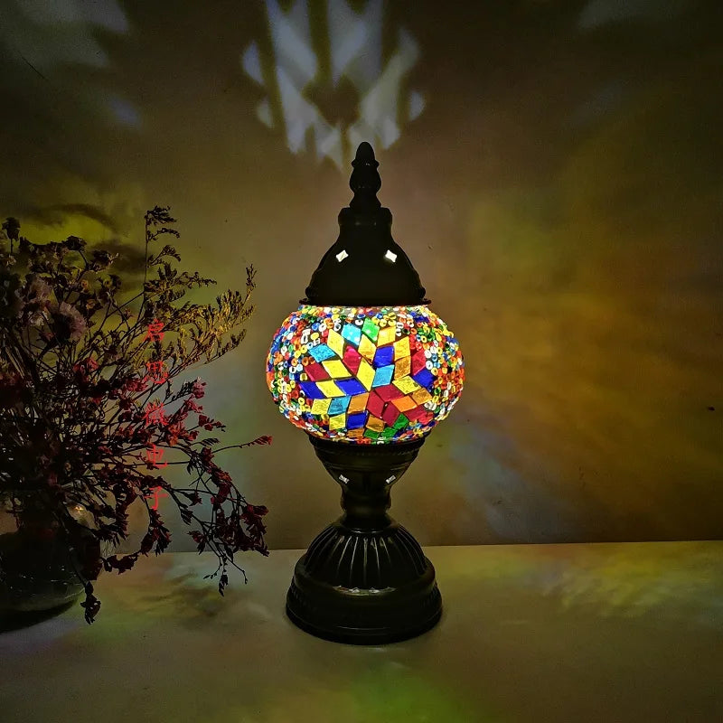 Lampe en mosaique