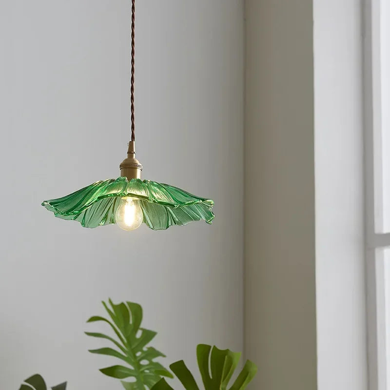 lampe fleur vintage