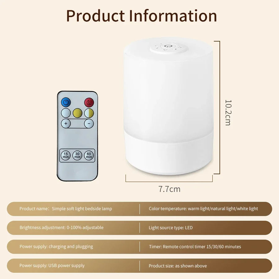 Lampe tactile chevet