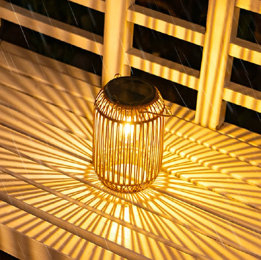 Lampe rotin