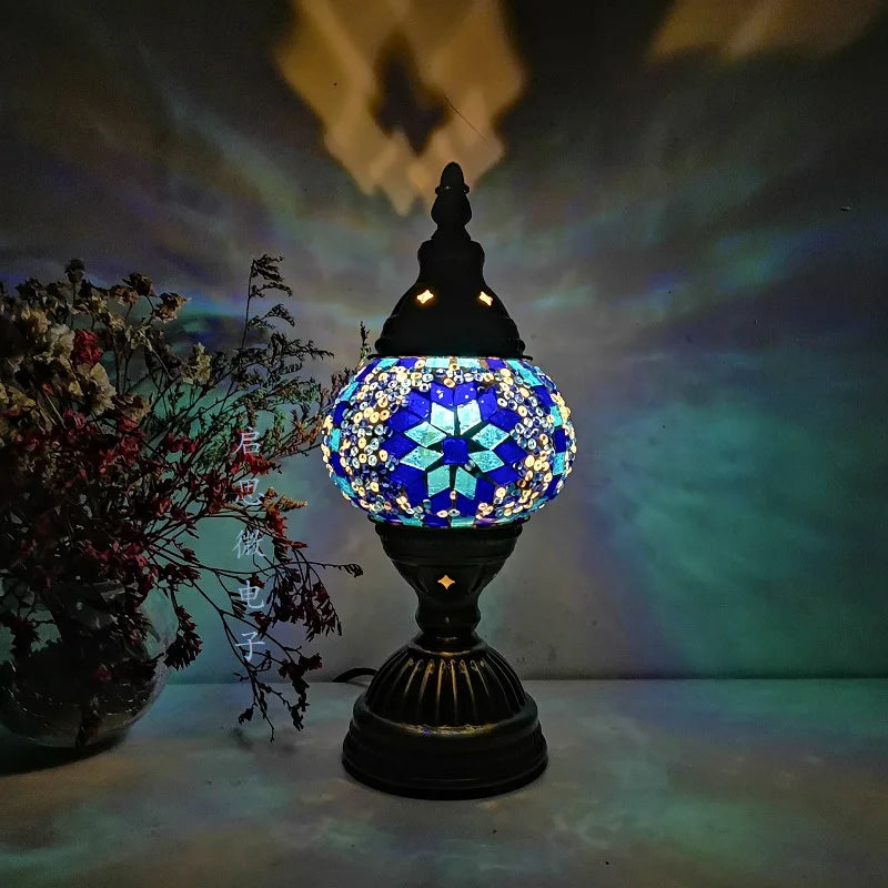 Lampe en mosaique