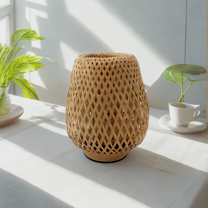 Lampe de chevet bambou