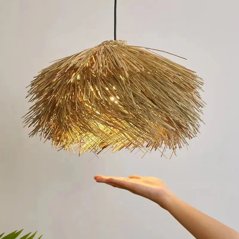 lampe paille