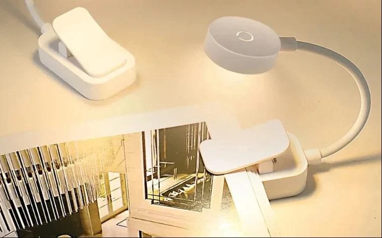 Lampe de chevet pince