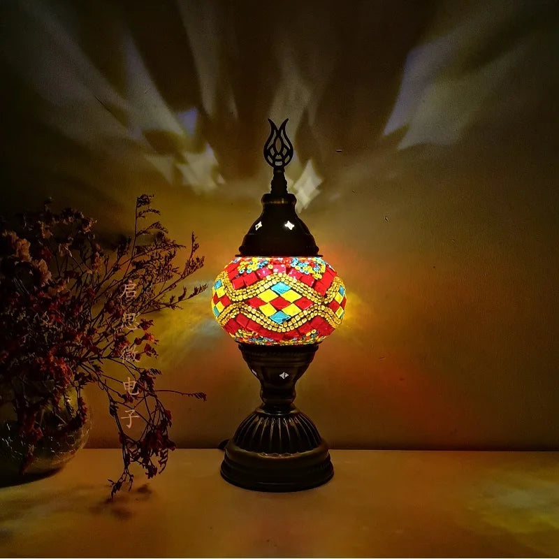 Lampe en mosaique