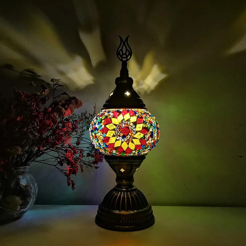 Lampe en mosaique