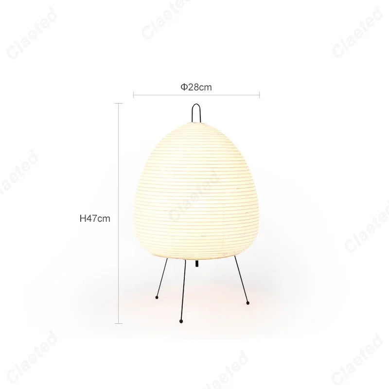 Lampe à poser papier