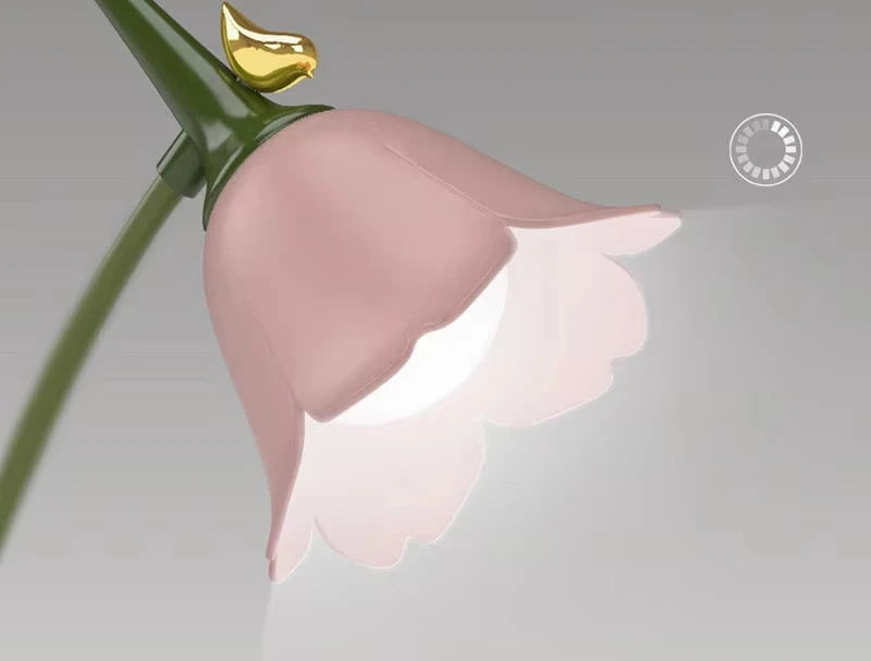 Lampe de chevet rose