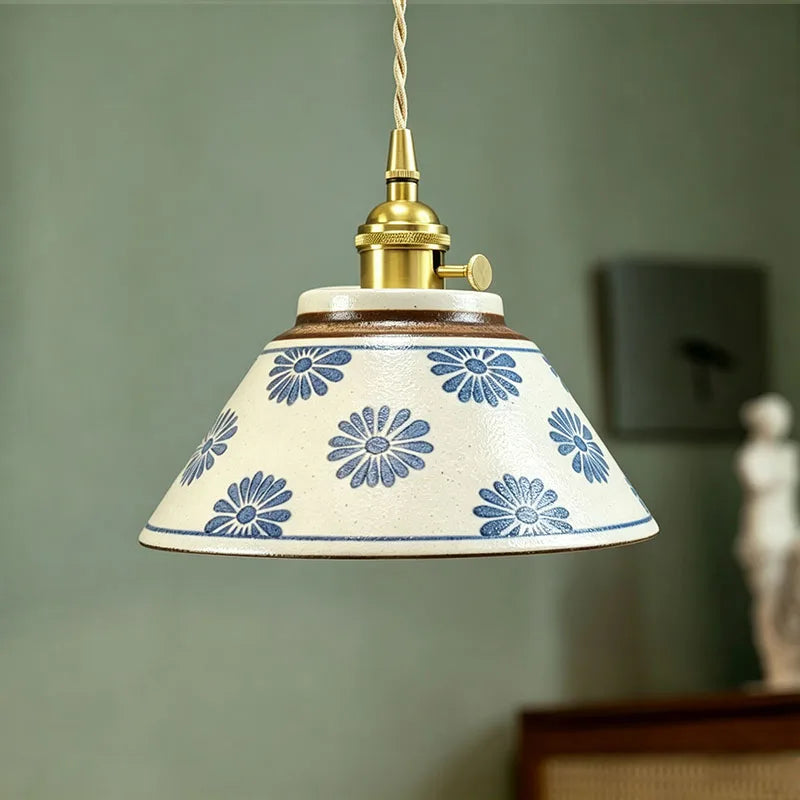 Lampe céramique vintage