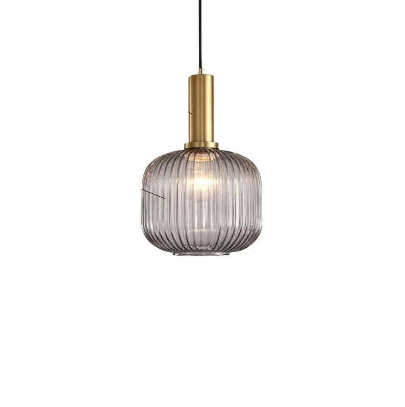 Lampe en verre soufflé