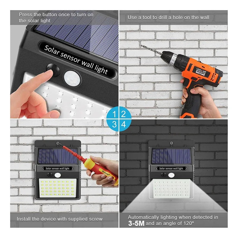 lampe détecteur de mouvement exterieur sans fil