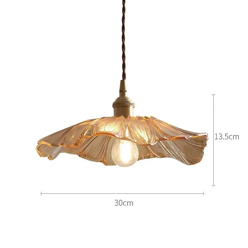 lampe fleur vintage
