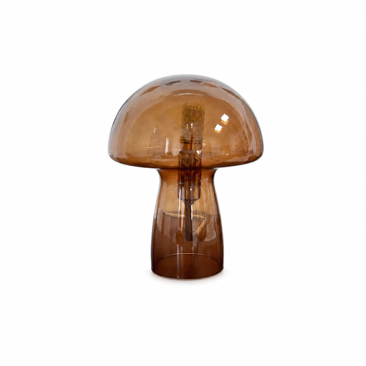 Lampe champignon verre