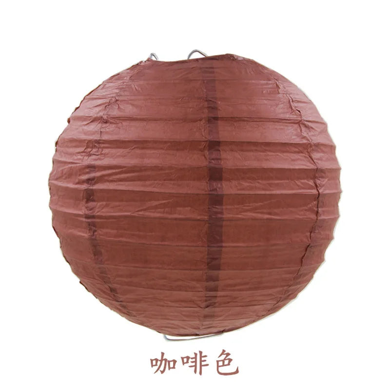 Lampe boule en papier
