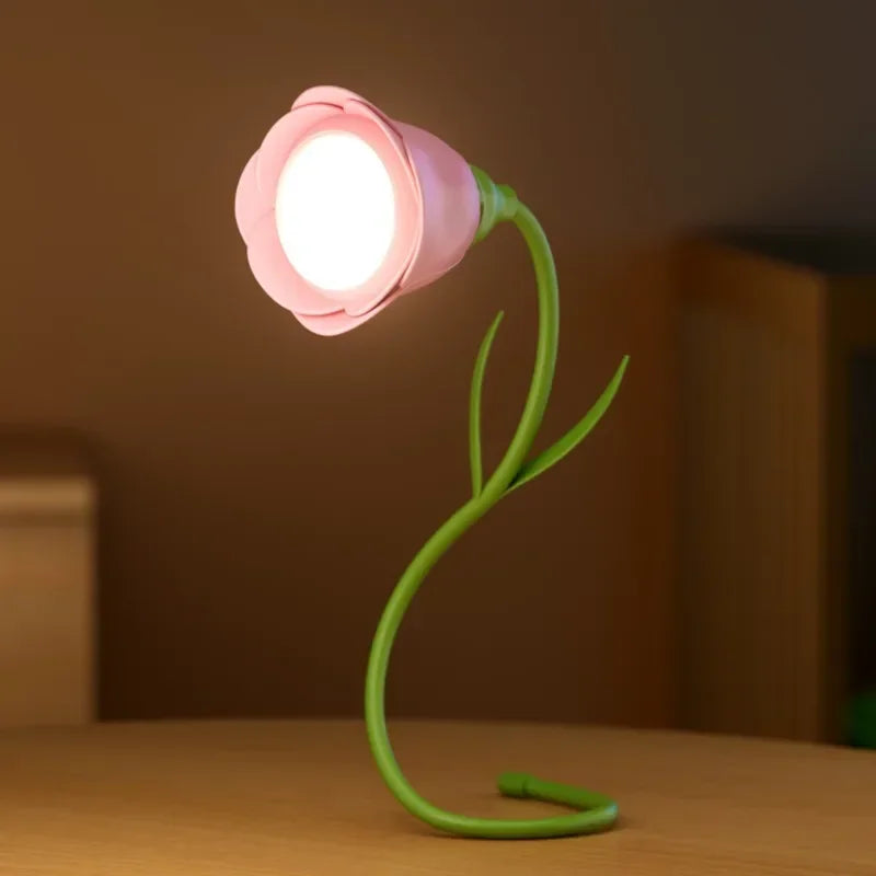 Lampe de chevet fleur
