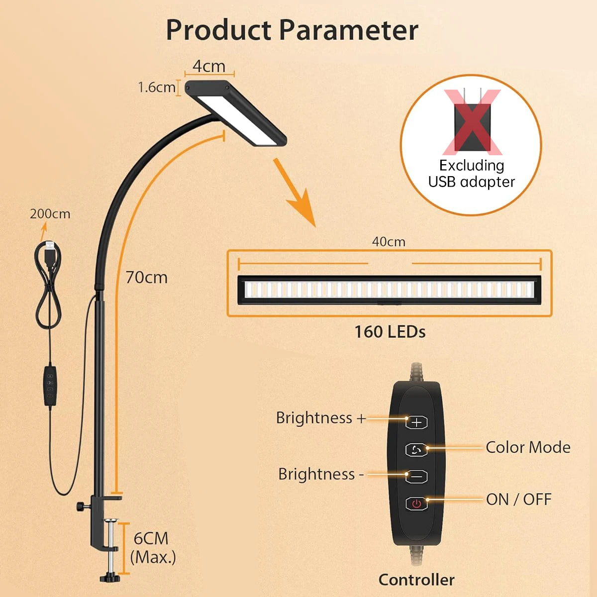 Lampe de bureau moderne