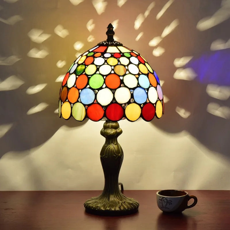 Lampe en verre
